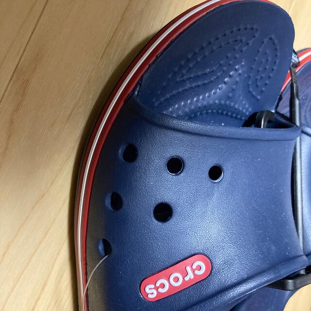 crocs(クロックス)のラス2  ネイビー　27 スライド　クロックバンド メンズの靴/シューズ(サンダル)の商品写真