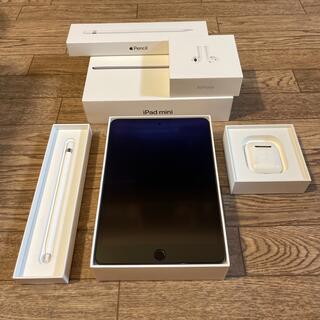 アップル(Apple)の3点セット！iPadmini5  ApplePencil第1 AirPods第2(タブレット)