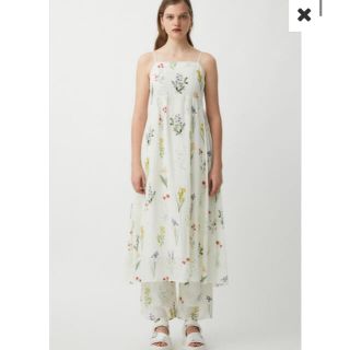 マウジー(moussy)のmoussy BOTANICAL SHEER CAMI ドレス　ワンピース　新品(ロングワンピース/マキシワンピース)