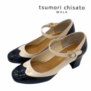 ツモリチサト(TSUMORI CHISATO)の【美品】tsumori chisato walk ローファーパンプス 22.5(ハイヒール/パンプス)