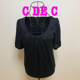 クードシャンス(COUP DE CHANCE)のクードシャンス　日本製　ブラックTシャツ 未使用(Tシャツ(半袖/袖なし))
