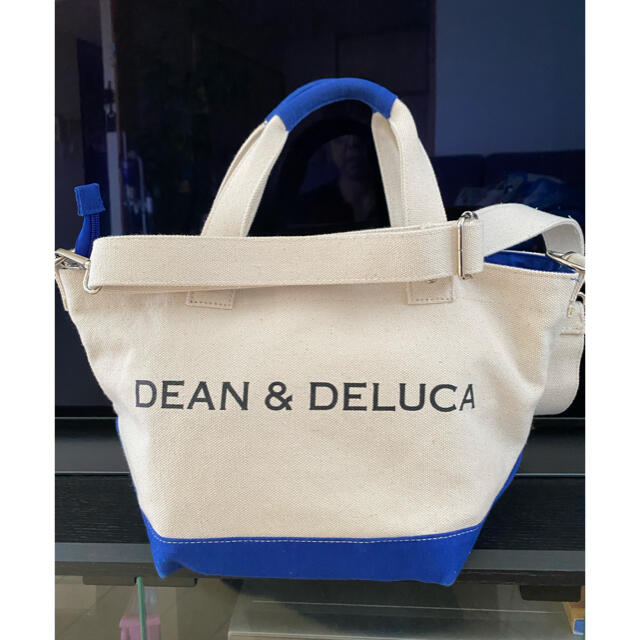 DEAN & DELUCA(ディーンアンドデルーカ)のDEAN&DELUCAミニトート限定品完売品ブルー レディースのバッグ(トートバッグ)の商品写真