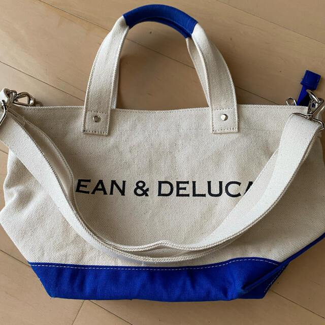 DEAN & DELUCA(ディーンアンドデルーカ)のDEAN&DELUCAミニトート限定品完売品ブルー レディースのバッグ(トートバッグ)の商品写真