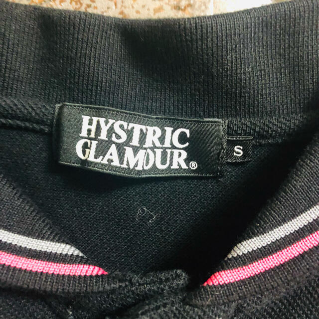 HYSTERIC GLAMOUR(ヒステリックグラマー)の■ヒステリックグラマー HYSTERIC GLAMOURポロシャツS　ブラック メンズのトップス(ポロシャツ)の商品写真