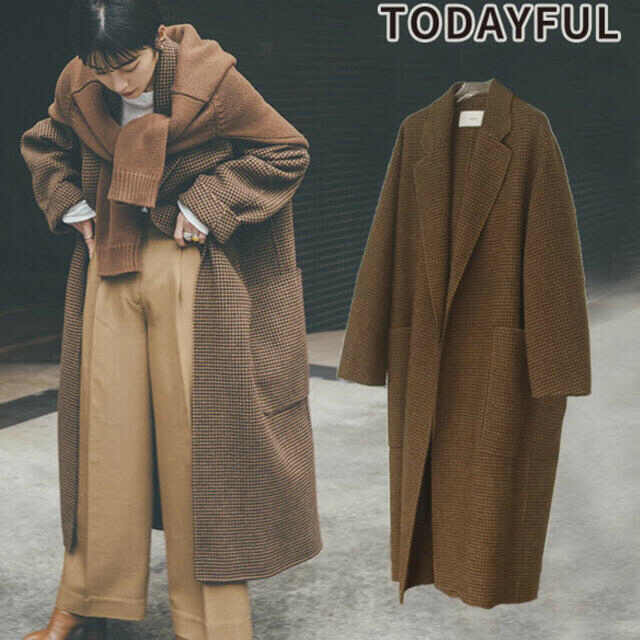 runa様専用 todayful オーバーチェックコート runa様専用 todayful オーバーチェックコート