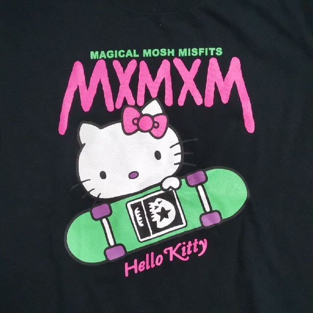 MAGICAL MOSH MISFITS(マジカルモッシュミスフィッツ)の【早い者勝ち値引き新品未使用】M×M×M × HELLO KITTY Sサイズ レディースのトップス(Tシャツ(半袖/袖なし))の商品写真