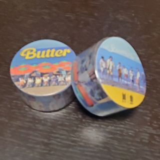 ボウダンショウネンダン(防弾少年団(BTS))のBTS Butter【ブルー】 マスキングテープ(テープ/マスキングテープ)