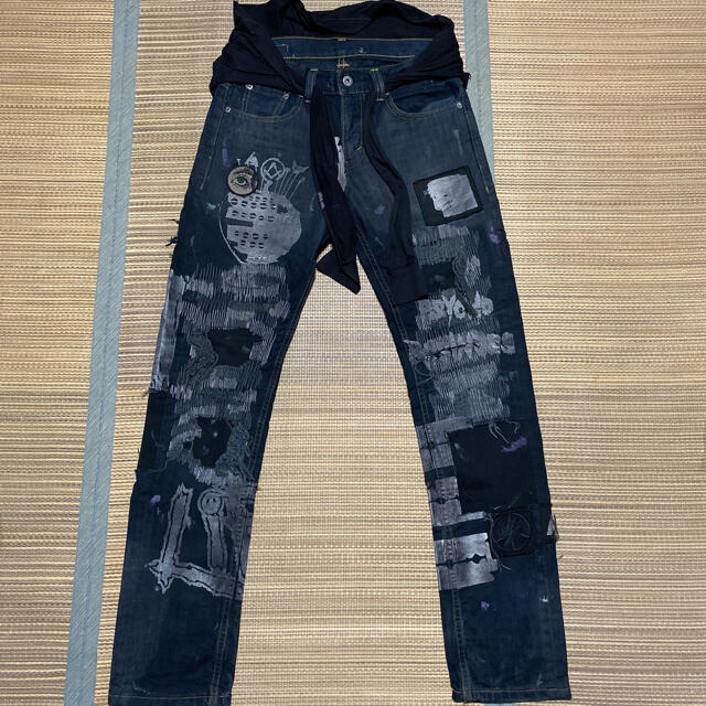 COMME des GARCONS(コムデギャルソン)の激レア　HIRO 現 KIDILL リメイク　デニム　denim パンツ　30 メンズのパンツ(デニム/ジーンズ)の商品写真