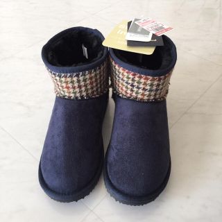 ハリスツイード(Harris Tweed)の♡新品 ハリスツイード LLサイズ ムートンブーツ♡(ブーツ)