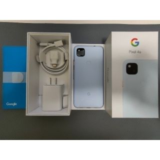 グーグルピクセル(Google Pixel)のGoogle Pixel 4a Barely Blue(スマートフォン本体)