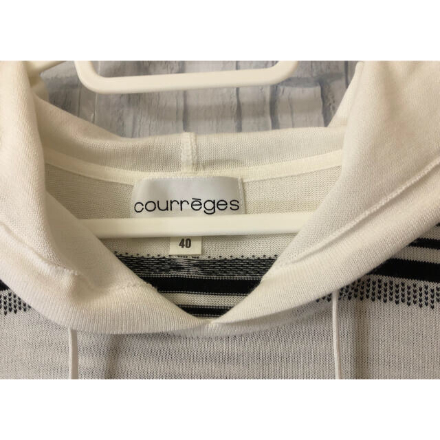 Courreges(クレージュ)の［美品］COURREGES フード付ワンピース レディースのワンピース(ひざ丈ワンピース)の商品写真