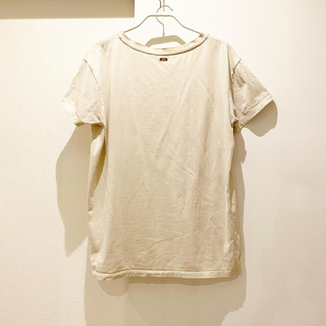 GALLARDA GALANTE(ガリャルダガランテ)の【美品】GALLARDAGALANTE クルーTシャツ ベージュ フリーサイズ レディースのトップス(Tシャツ(半袖/袖なし))の商品写真