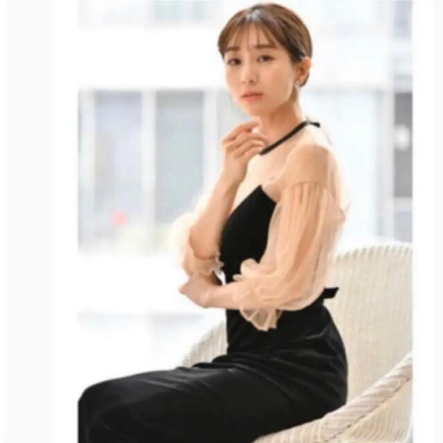 アメリヴィンテージ 新品 UND VELOUR TULLE BLOUSE