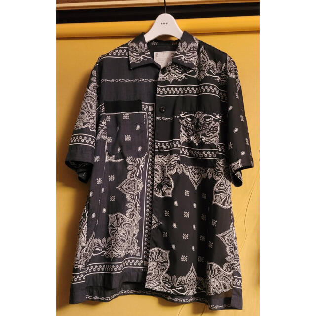 sacai 19SS バンダナシャツ | www.jarussi.com.br