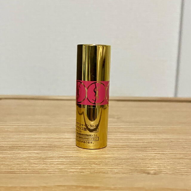 Yves Saint Laurent Beaute(イヴサンローランボーテ)のイヴ・サンローラン　ルージュ ヴォリュプテ シャイン No.49 ミニサイズ コスメ/美容のベースメイク/化粧品(口紅)の商品写真