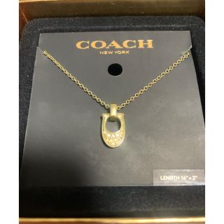 【新品】COACH  ネックレス　ピンクゴールド　イニシャルネックレス