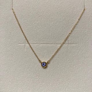 ジュエリーツツミ(JEWELRY TSUTSUMI)のk18YG  タンザナイト  ネックレス(ネックレス)