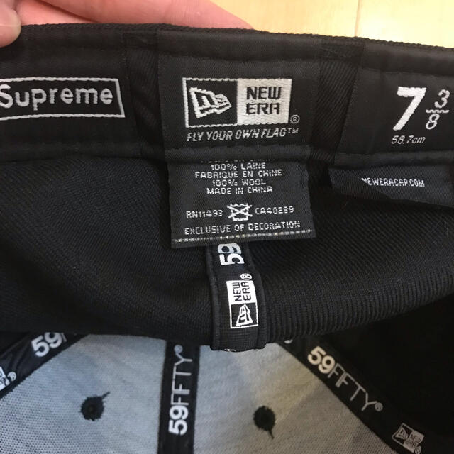 supreme tonal box logo newera 黒 supreme tonal box logo newera 黒