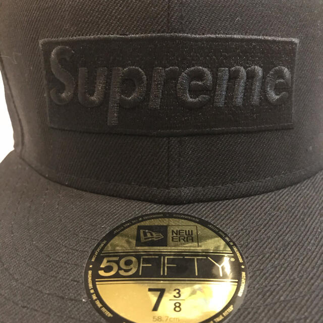 supreme tonal box logo newera 黒 supreme tonal box logo newera 黒