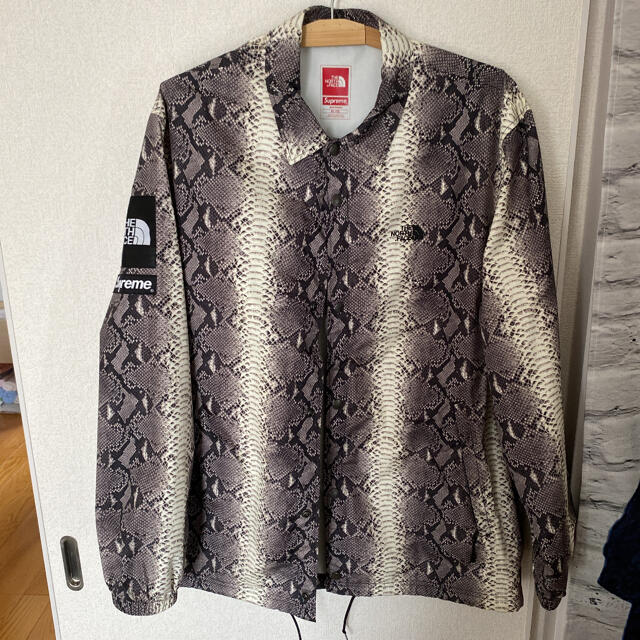 希少 XL supreme the north face snakeskin