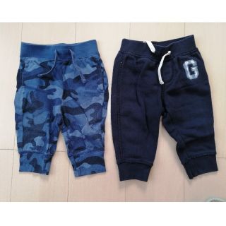 ベビーギャップ(babyGAP)のパンツ 70 長ズボン babyGAP 2着まとめ売り 6〜12months 男(パンツ)