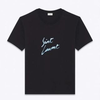 サンローラン(Saint Laurent)のサンローラン メタリックロゴTシャツ(Tシャツ/カットソー(半袖/袖なし))