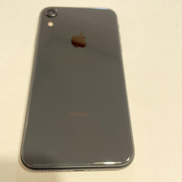 iPhoneXR 128GB 黒綺麗です背面傷