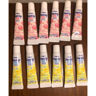 チェックアップジェル　フッ素　バナナ味　ピーチ味　試供品(歯ブラシ/歯みがき用品)