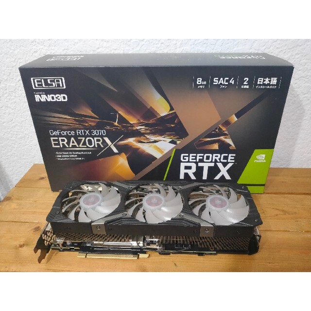 ELSA GeForce 3070 8GB Erazor X 非LHR