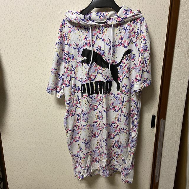 PUMA(プーマ)のjinjin2939様専用プーマ半袖ロングＴシャツ レディースのトップス(Tシャツ(半袖/袖なし))の商品写真