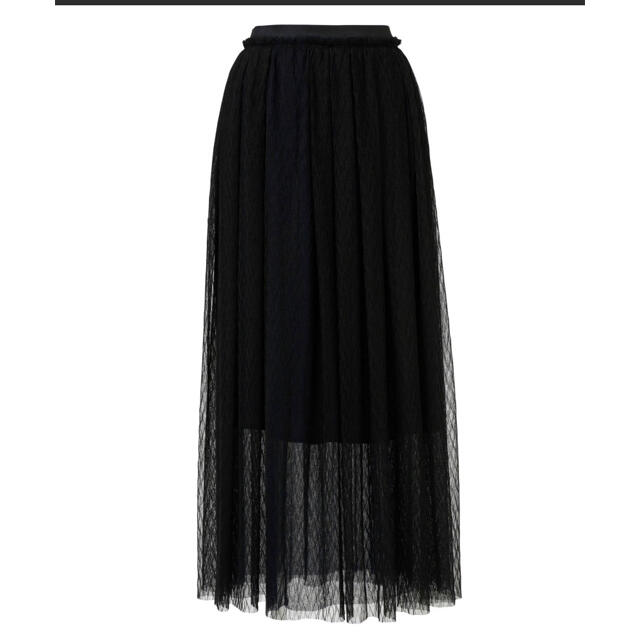 STUNNING LURE(スタニングルアー)の美品　ウェーブチュールスカート レディースのスカート(ロングスカート)の商品写真