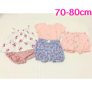 ベビーギャップ(babyGAP)の【70-80cm】babyGAP♡夏物４点セット(パンツ)