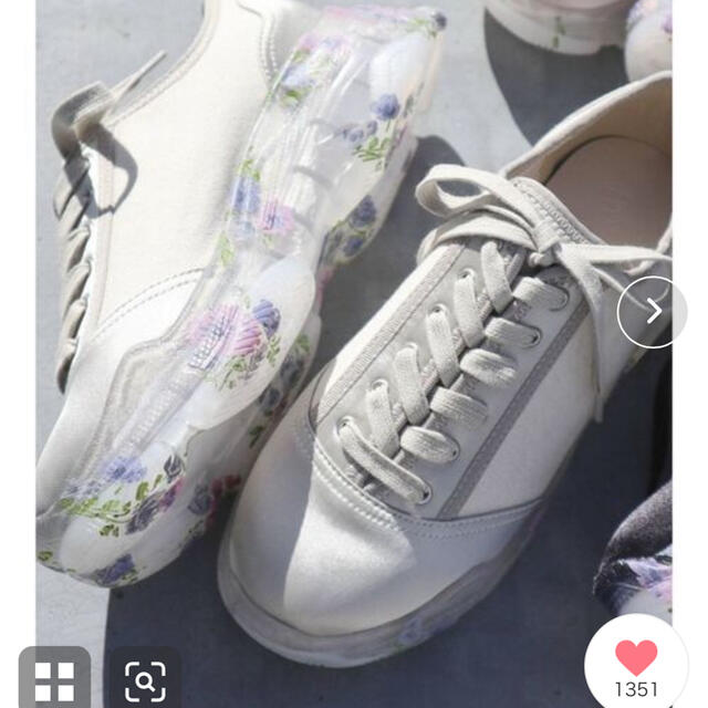 merry jenny(メリージェニー)のmerry jenny floral sneaker レディースの靴/シューズ(スニーカー)の商品写真