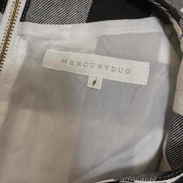 MERCURYDUO(マーキュリーデュオ)の【MERCURY DUO】ギンガムチェック ワンピース レディースのワンピース(ミニワンピース)の商品写真