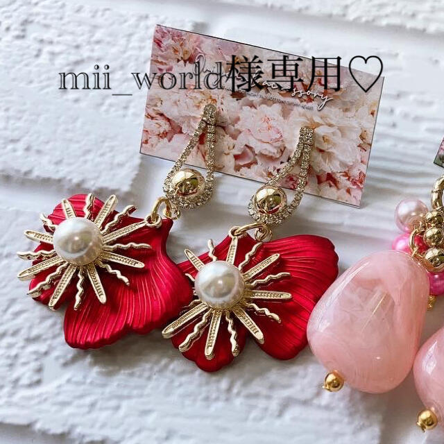 mii_world様専用♡ レディースのアクセサリー(ピアス)の商品写真