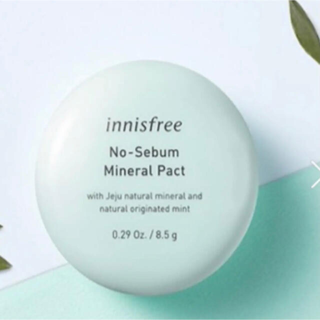 Innisfree(イニスフリー)の【新品未使用】ノーセバムミネラルパクト8.5g コスメ/美容のベースメイク/化粧品(フェイスパウダー)の商品写真