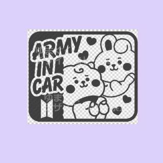 すみすみ様専用 COOKY RJ 車用ステッカー  BT21(オーダーメイド)