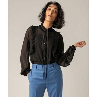 ダブルスタンダードクロージング(DOUBLE STANDARD CLOTHING)の完売 ダブルスタンダード Sov. ポリエステルシフォン ブラウス キャミソール(シャツ/ブラウス(長袖/七分))