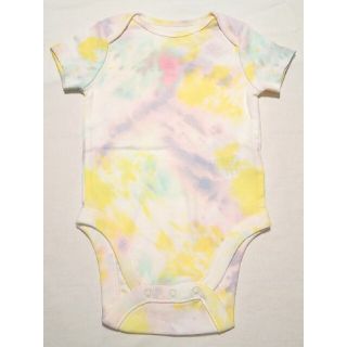 オールドネイビー(Old Navy)のOLD NAVY*ロンパース(Tiedye/YE) 0～3m(ロンパース)