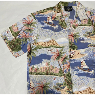 ダブルアールエル(RRL)のビンテージアロハシャツvintage cotton hawaiian shirt(シャツ)