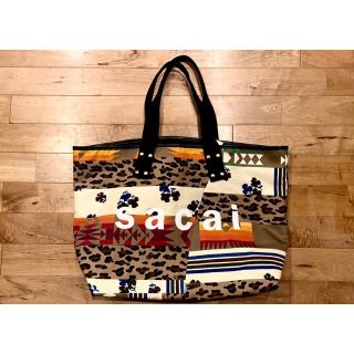 サカイ(sacai)のsacai Archive Print Mix Bag large トートバッグ(トートバッグ)