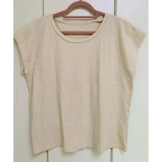 グレイル(GRL)の●sale● GRL フレンチスリーブカットソー Tシャツ ナチュラル(Tシャツ(半袖/袖なし))