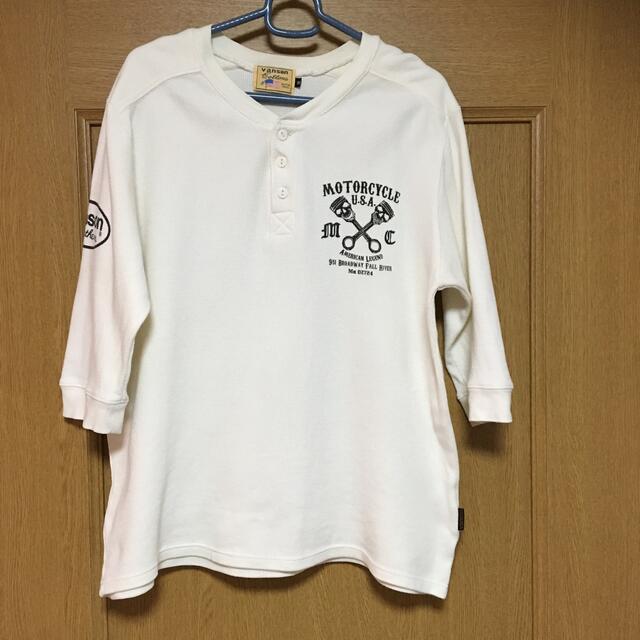 VANSON(バンソン)のバンソン　七分袖　ワッフルシャツ　M メンズのトップス(Tシャツ/カットソー(七分/長袖))の商品写真