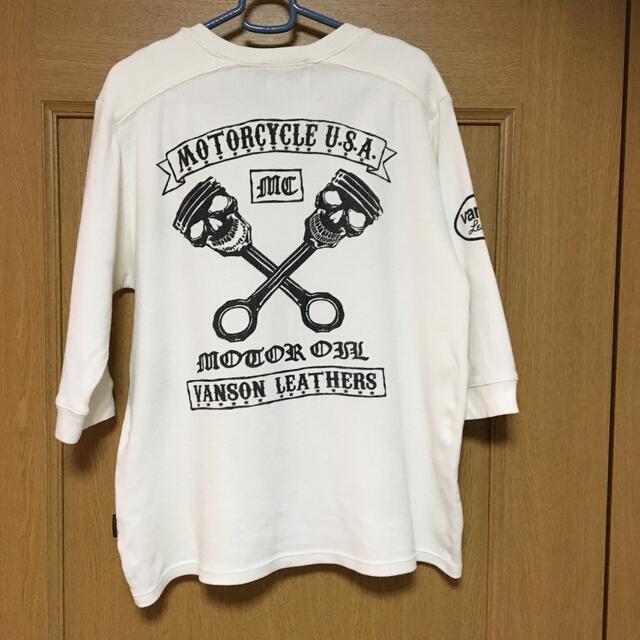 VANSON(バンソン)のバンソン　七分袖　ワッフルシャツ　M メンズのトップス(Tシャツ/カットソー(七分/長袖))の商品写真