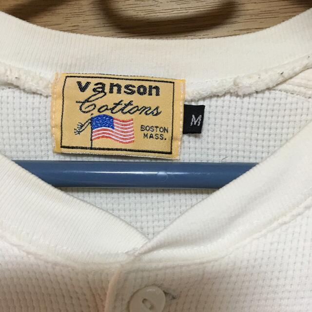 VANSON(バンソン)のバンソン　七分袖　ワッフルシャツ　M メンズのトップス(Tシャツ/カットソー(七分/長袖))の商品写真