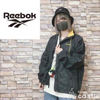 リーボック(Reebok)のmahyo様用 マウントジャケット シンプル ロゴ入り ブラック XL(ナイロンジャケット)