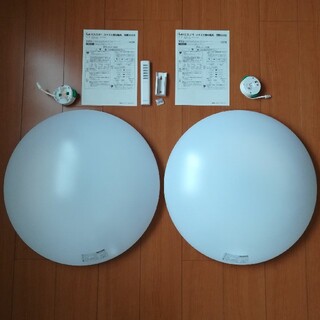 コイズミ(KOIZUMI)のシーリングライト 2個 リモコン付 コイズミ BHN7114D(天井照明)