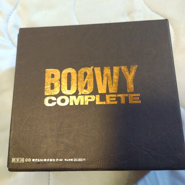 完全受注生産品　BOOWY COMPLETE