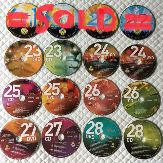 Zumba(ズンバ)の中古　ZUMBA オリジナルCD＆DVD セット販売 エンタメ/ホビーのCD(ポップス/ロック(洋楽))の商品写真