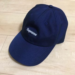 シュプリーム(Supreme)のSupreme キャップ　ネイビー最終値下げ(キャップ)